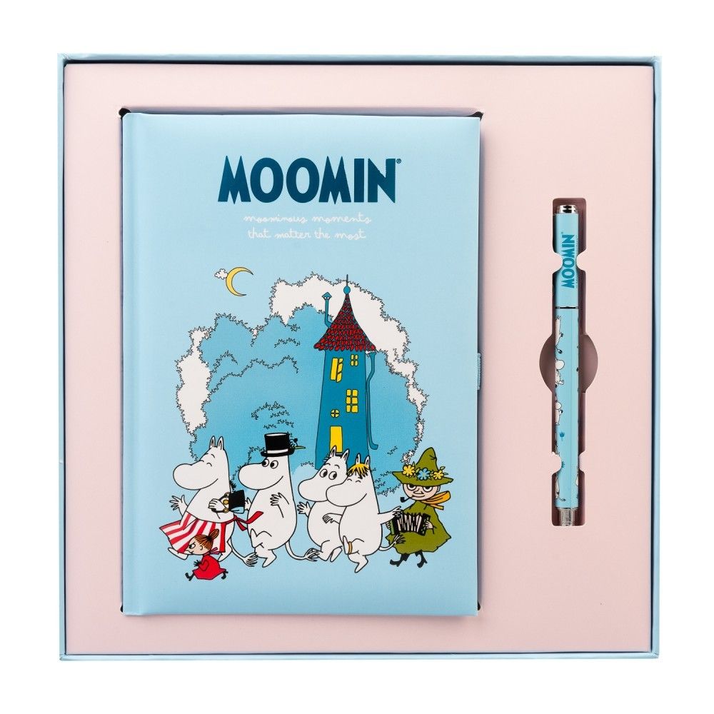 Grupo Erik Moomin - Premium A5 With Pen Set Notizbuch - Mehrfarben